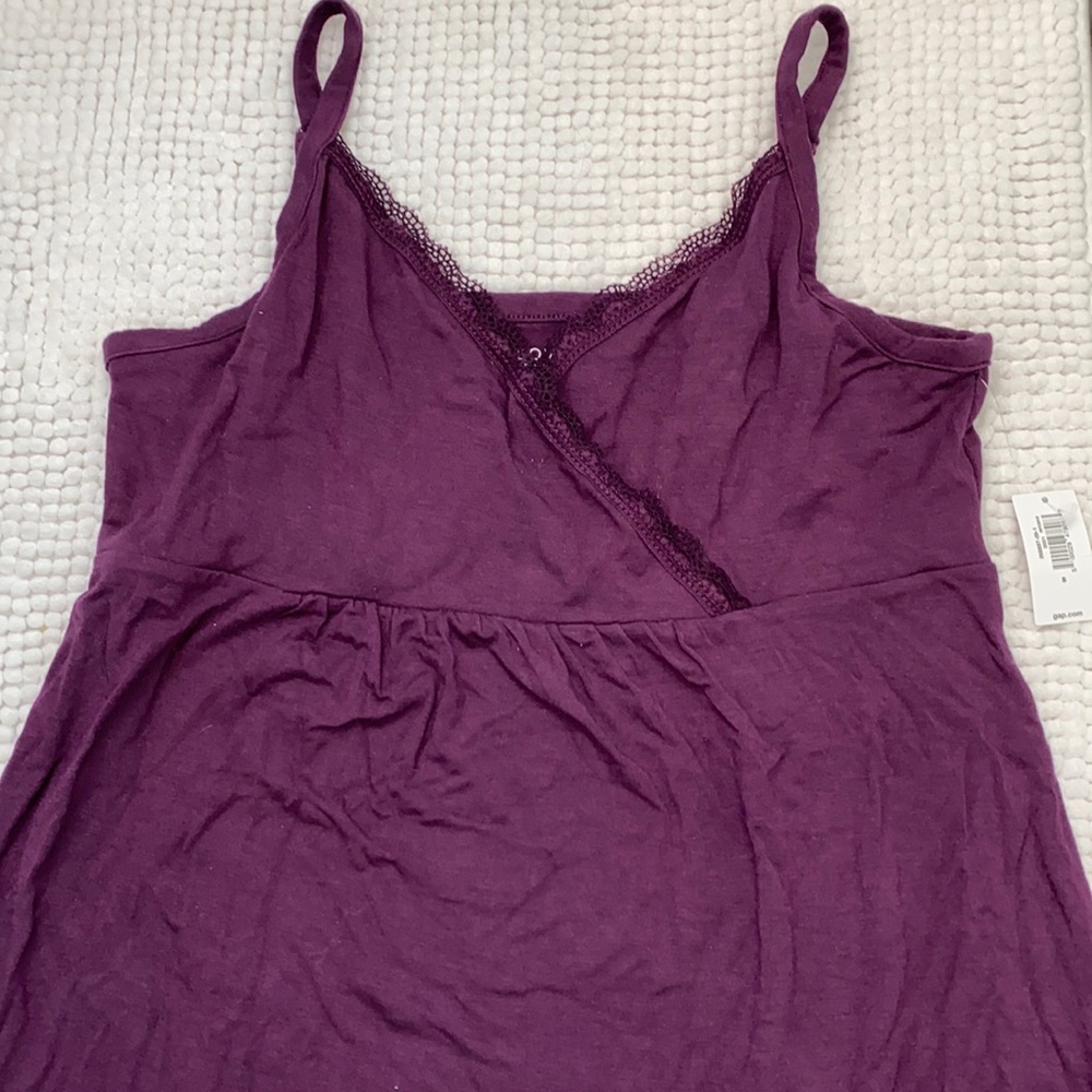 NWT Love by GAP plum nursing tank top